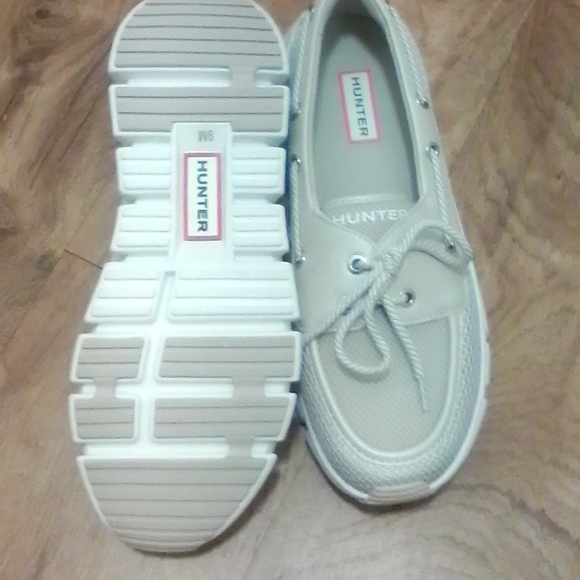 Hunter Sasa Women’s Boat Shoes Cream Beige Casual Slip-On Loafers Comfort Size 9 - Picture 6 of 16